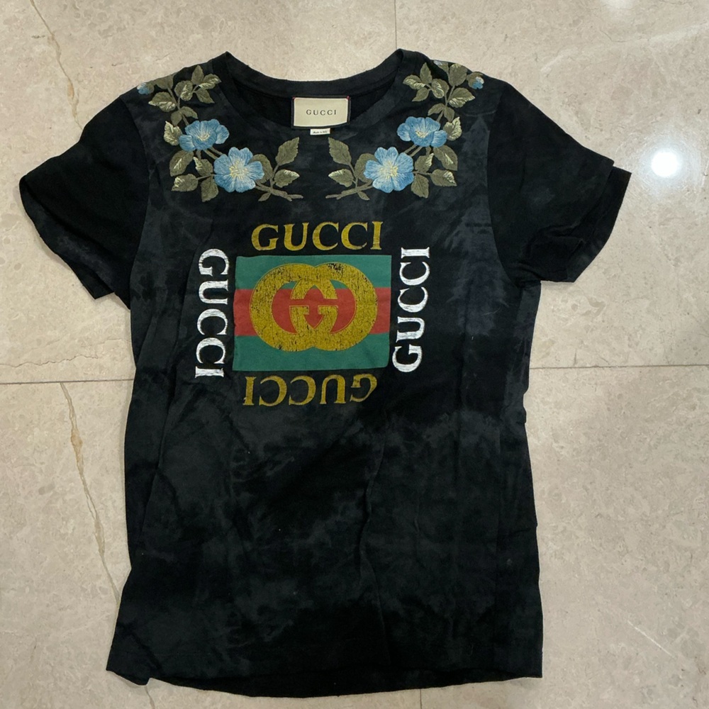 GUCCI flower patch t shirt bought